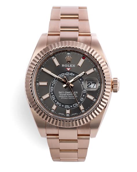 rolex everose sky dweller|rolex everose price.